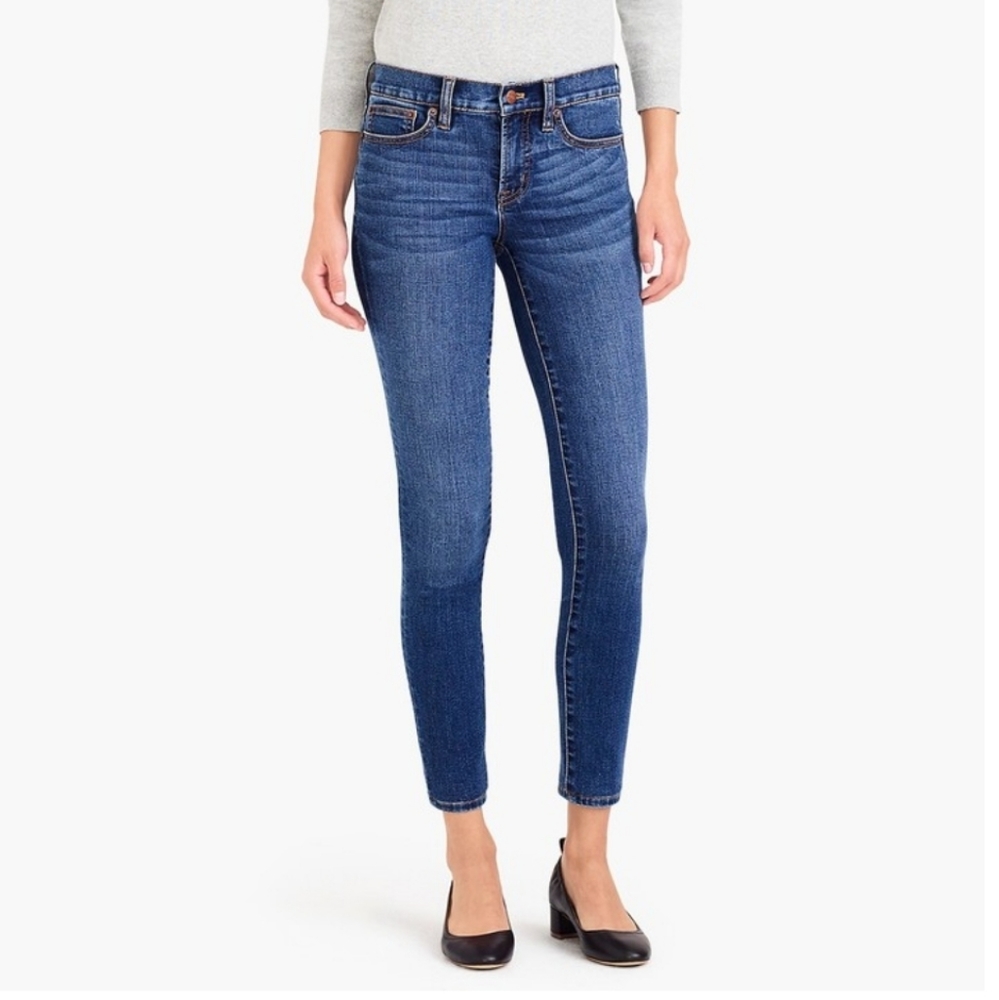 NEW J. Crew Jeans MidRise Skinny Rockaway - Picture 1 of 16